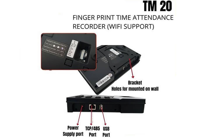 TM20 Fingerprint reader access control